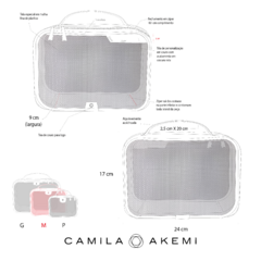 NECESSAIRE OKINAWA M - CAMEL - Camila Akemi