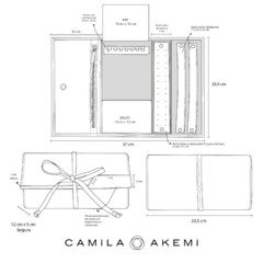 PORTA JOIAS MYOKO PRETO - Camila Akemi