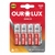 PILHA COMUM AAA PALITO BLISTER 4UN OUROLUX