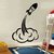 Kit Adesivos de Parede Decorativo Infantil Criança Espaço Astronauta Estrelas Foguete Planetas Satélite Nave #9