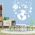 Kit Adesivos de Parede Decorativo Infantil Criança Espaço Foguete Planetas Satélite Nave #5 - loja online