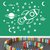 Imagem do Kit Adesivos de Parede Decorativo Infantil Criança Espaço Astronauta Estrelas Foguete Planetas Satélite Nave #7