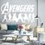 Adesivo de Parede Decorativo Marvel Vingadores Avengers #3 - Bella Frase | Adesivos de Parede das suas Frases Favoritas!