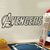 Adesivo de Parede Decorativo Marvel Vingadores Avengers Logo Vazado #7 - Bella Frase | Adesivos de Parede das suas Frases Favoritas!