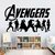 Adesivo de Parede Decorativo Marvel Vingadores Avengers #3 na internet