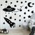 Kit Adesivos de Parede Decorativo Infantil Criança Espaço Astronauta Estrelas Foguete Planetas Satélite Nave #11 na internet