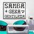 Adesivo de Parede Decorativo Frase Samba Gera gentileza - loja online