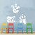 Kit Adesivos de Parede Decorativo Infantil Criança Pandas - loja online