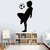 Kit Adesivos de Parede Decorativo Infantil Criança Jogador de Futebol Bola #2