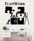 Adesivo de Parede Decorativo Escritório Team Work Trabalho em Equeipe Quebra-Cabeça #23 - loja online