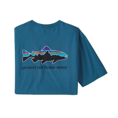 REMERA MS HOME WATER TROUT ORGANIC T-SHIRT (37547)