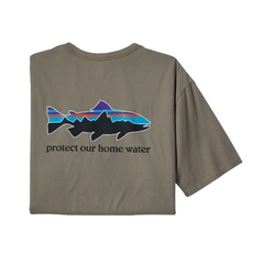 REMERA MS HOME WATER TROUT ORGANIC T-SHIRT (37547) - tienda online