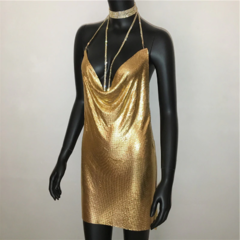 Vestido Kendall Dorado - comprar online