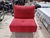 SOFA VOLENTIERA TOUCHER CUERPO RECTO ROJO