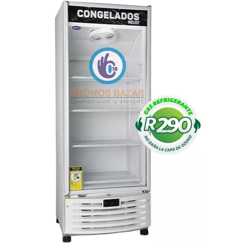 HELADERA INELRO BT-19 R290 EXHIBIDORA VERTICAL CONGELADOS