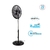 VENTILADOR LILIANA VPM2016CB D/PIE 20P.P/MET.NEGRA.A/METAL.MOTOR DOBLE.120W. - comprar online