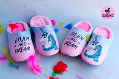 Pantufla sweet unicornio Talle 35