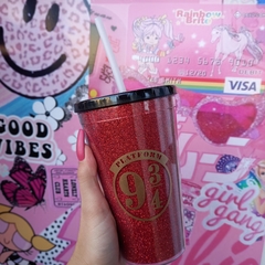 Vaso con sorbete Harry Potter glitter con sorbete