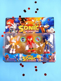 MUñecos sonic x3