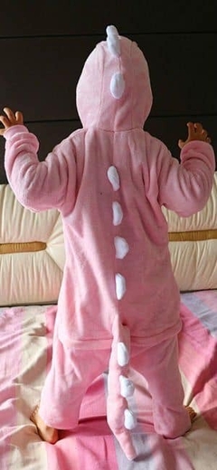 Pijama Dinosaurio Rosa Kigurumi - Sublimix