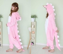 Pijama Dinosaurio Rosa Kigurumi - comprar online