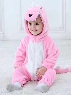 Pijama Dinosaurio Rosa Kigurumi en internet