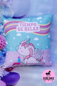 Almohadon 40x40 Unicornio Gym