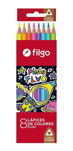 Lapices Fluor x8 filgo