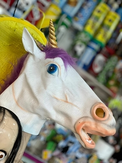 Máscara látex Unicornio