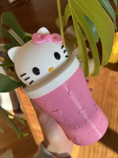 Vaso 3D hello kitty