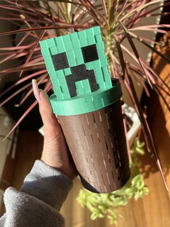 Vaso 3D Minecraf