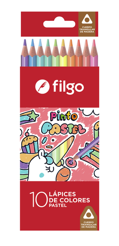 Lapices filgo pastel x10