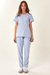 CONJUNTO CURIE Celeste Oxford (chaqueta y pantalón) - comprar online