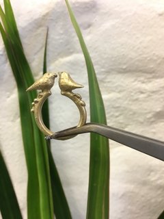 anillo pajaritos ajustable - comprar online