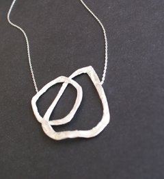 collar arandelas lignt de plata 925 - tienda online