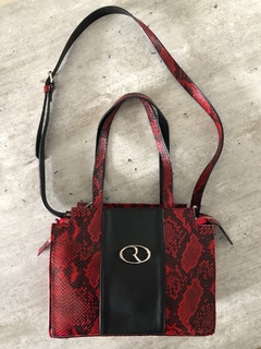 Charlotte Midi Red Snake - comprar online