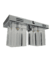 Plafon Delco cristal 2 luces Apto LED - comprar online