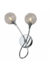Aplique Globe de 2 luces Apto LED