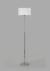 Lámpara de pie Slim de una luz con pantalla apto LED - comprar online