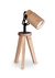 Velador Millenial en madera con cabezal móvil - Apto LED