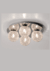 Plafon Yan de 4 luces - Apto LED