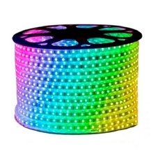 Mangueira Fita Led RGB 100 Metros Fonte 220V Pisca Pisca