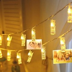 10 Prendedores Led Decoração Varal Pregador Luminoso P/ Foto usb na internet