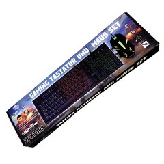 Kit Gamer Teclado Semi Mecânico + Mouse 1200dpi Gamer ABNT com LED - lice