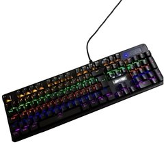 Teclado Mecânico Gamer Lordtec LT-K30 QWERTY português Brasil Preto com LED RGB