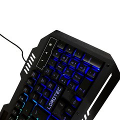 Teclado Gamer Com Fio LordTec QWERTY português Brasil ABNT Preto com LED - comprar online