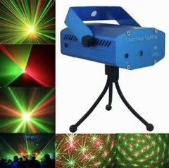 1un Mini Laser Stage Lighting Projetor Holográfico P/festas