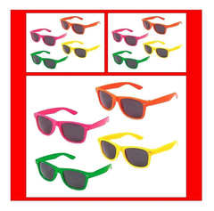 Anteojos X 10 Fluo Lentes Gafas Cotillon Raiban Wayfarer - tienda online