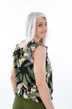 Blusa AGAPORNIS verde - comprar online