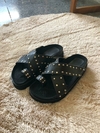 Sandalias negras con tachas - art 950